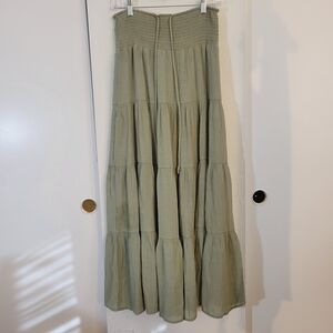 HYFVE Sage Tiered Maxi Skirt